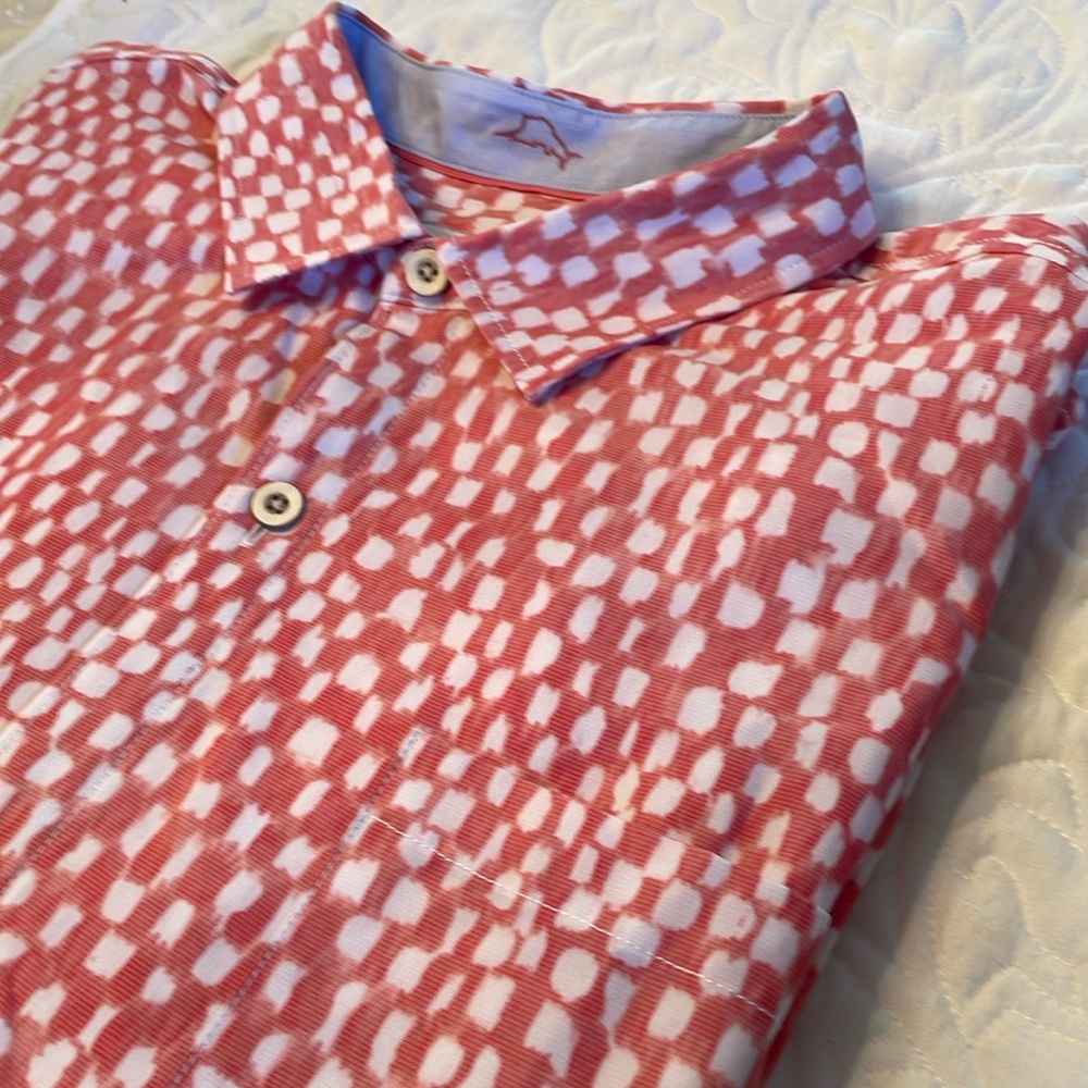 Tommy Bahama Coconut Point Sandbar Geo Island Zone Camp. Shirt XL